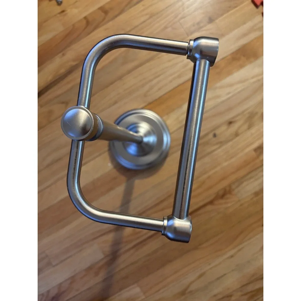 Kingston Vintage Free-Standing Toilet-Paper Holder Brushed Nickel (CC2008)